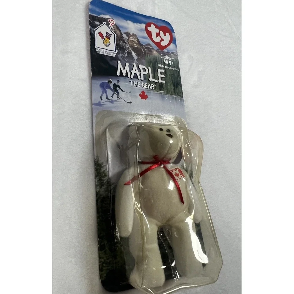 RARE VINTAGE‎ Ty Maple The Bear 1990s in Original Packaging